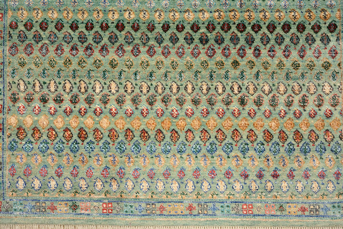 Designer tæppe - 154 x 95 cm - turkis