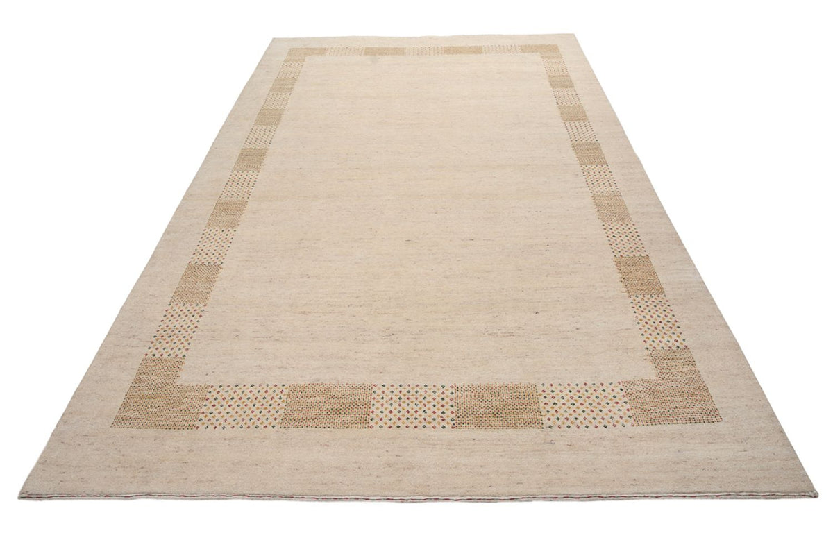 Gabbeh-tæppe - Loribaft Indus - 295 x 191 cm - lys beige