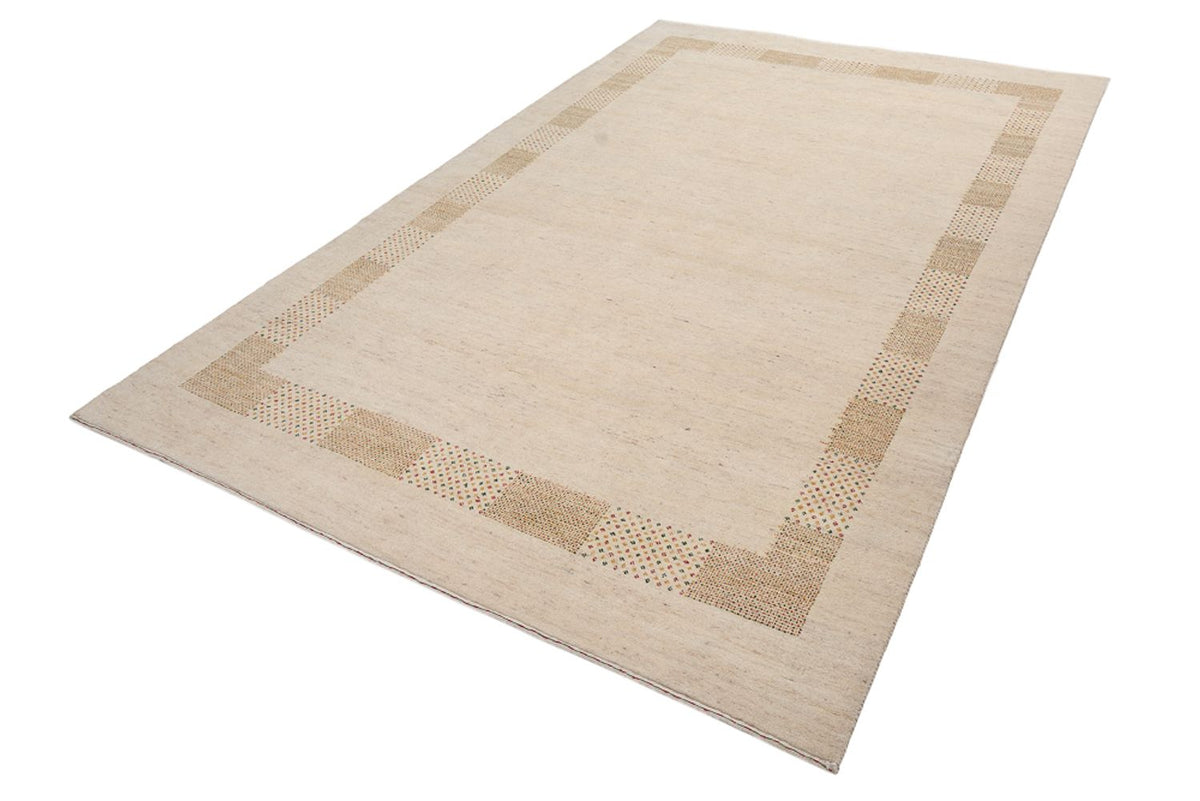 Gabbeh-tæppe - Loribaft Indus - 295 x 191 cm - lys beige