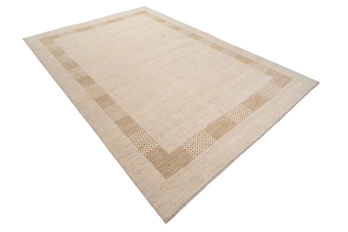 Gabbeh-tæppe - Loribaft Indus - 295 x 191 cm - lys beige