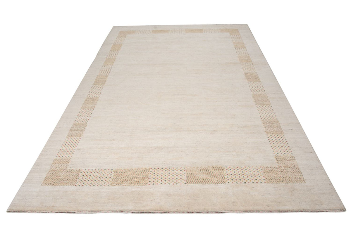 Gabbeh-tæppe - Loribaft Indus - 295 x 191 cm - lys beige