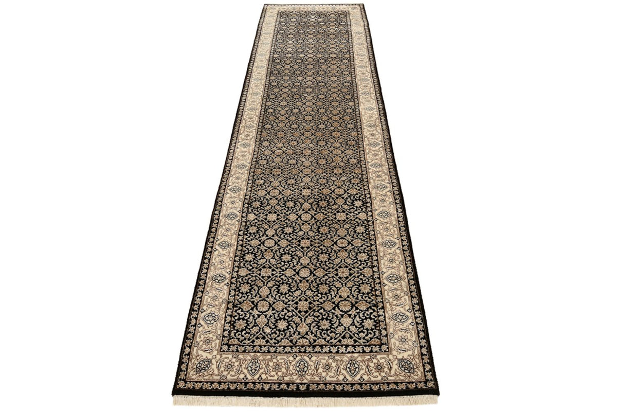 Løber Orientalsk tæppe - Bijar - Indus - 304 x 83 cm - mørk beige