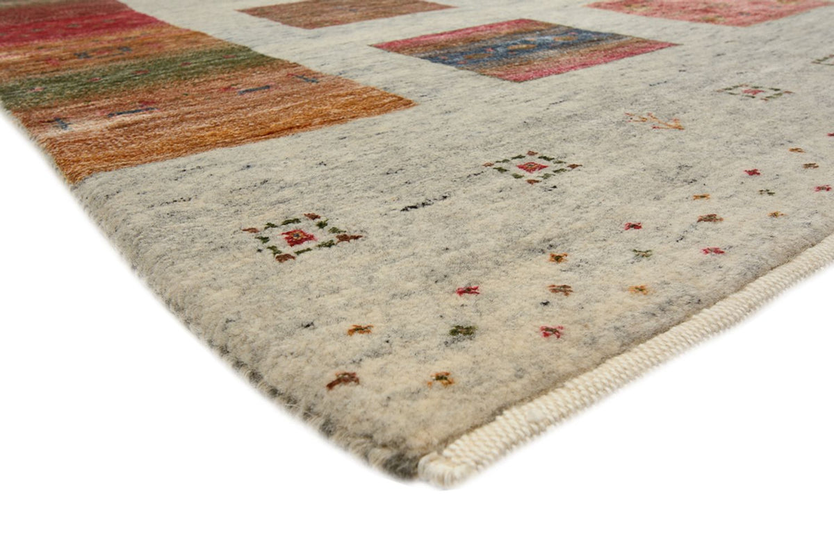 Gabbeh-tæppe - Loribaft Indus - 354 x 248 cm - mørk beige