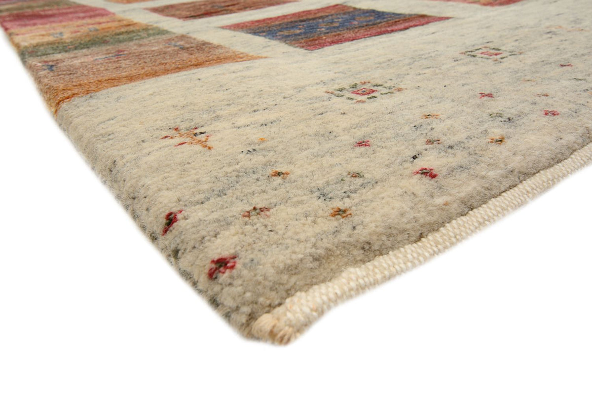 Gabbeh-tæppe - Loribaft Indus - 301 x 207 cm - mørk beige