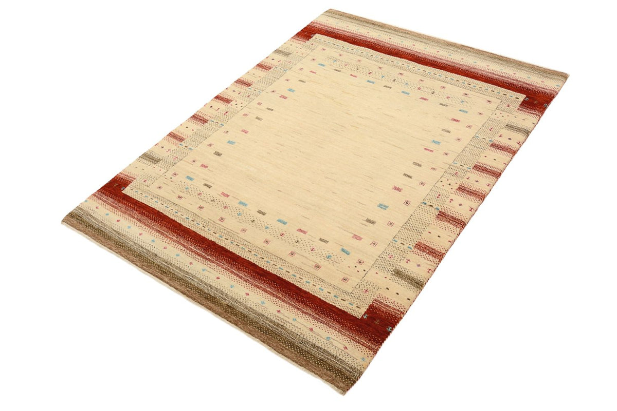 Gabbeh-tæppe - Loribaft Indus - 152 x 106 cm - lys beige