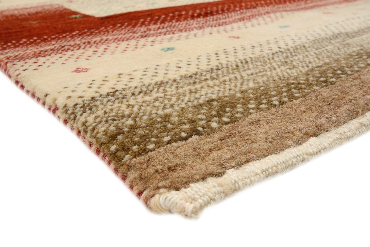 Gabbeh-tæppe - Loribaft Indus - 206 x 156 cm - lys beige