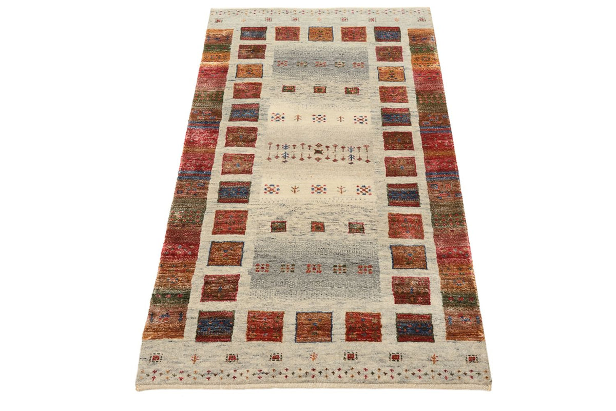 Gabbeh-tæppe - Loribaft Indus - 139 x 74 cm - flerfarvet