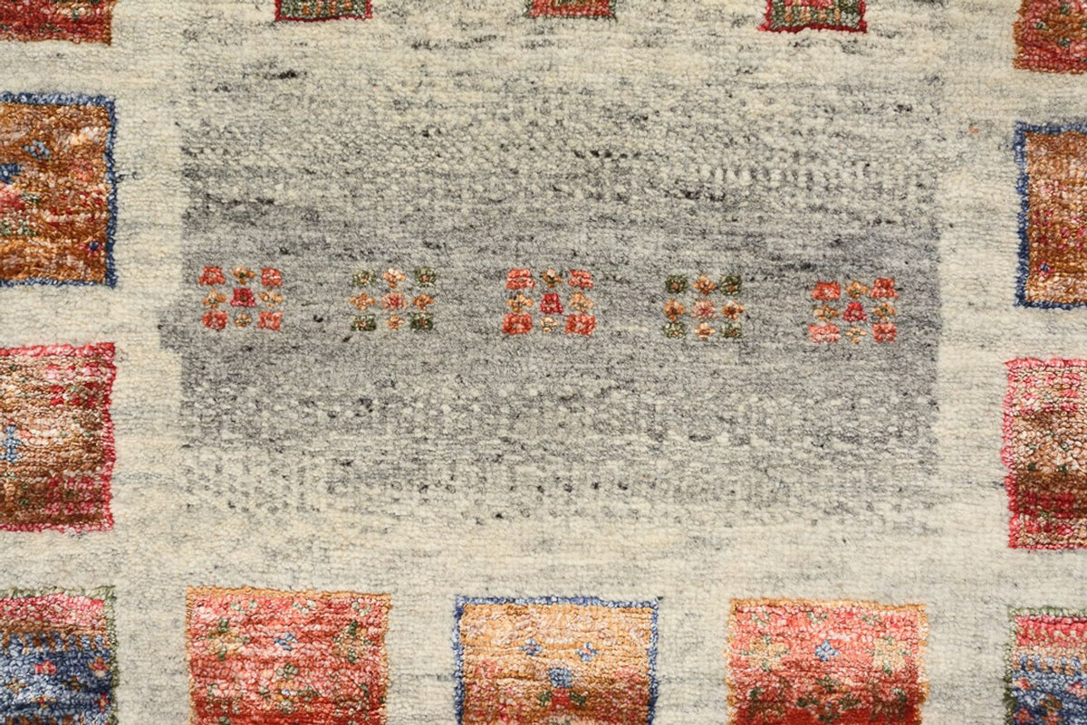 Gabbeh-tæppe - Loribaft Indus - 139 x 74 cm - flerfarvet