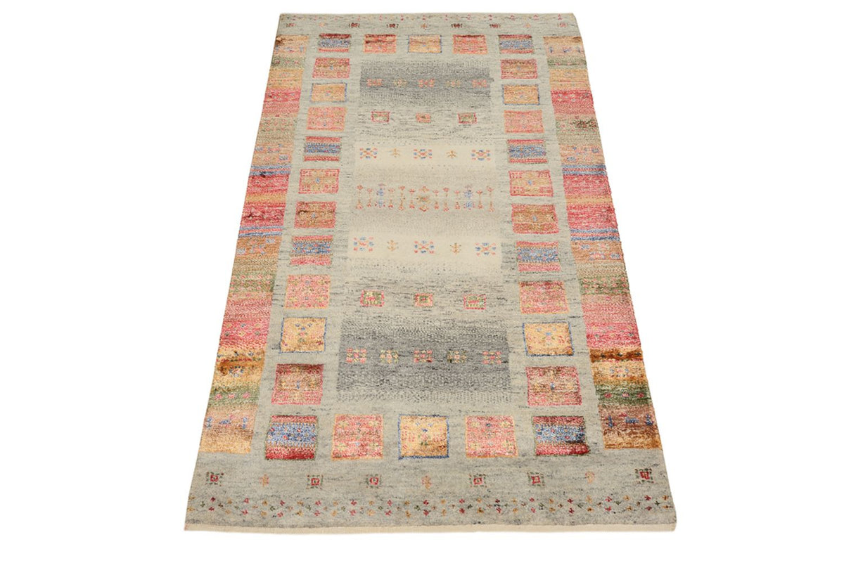 Gabbeh-tæppe - Loribaft Indus - 139 x 74 cm - flerfarvet