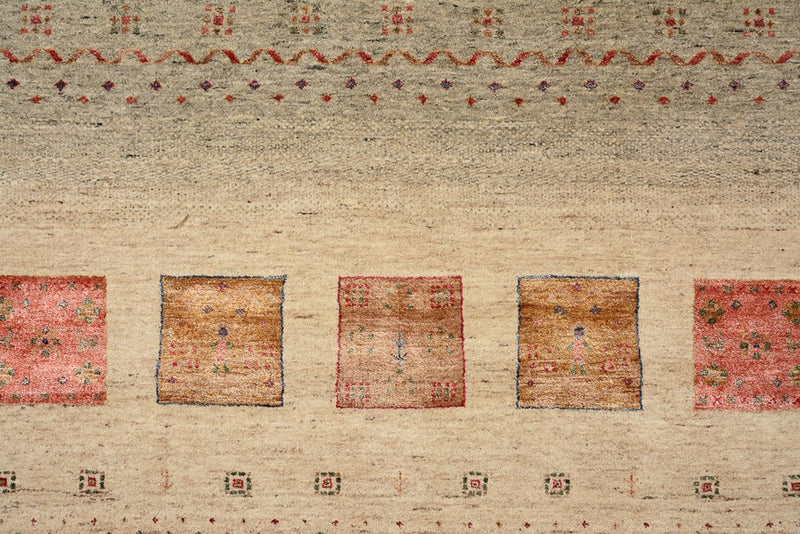 Gabbeh-tæppe - Loribaft Indus - 304 x 204 cm - flerfarvet