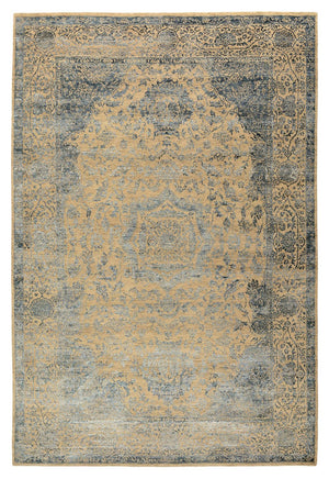 Designer tæppe - 301 x 202 cm - mørk beige
