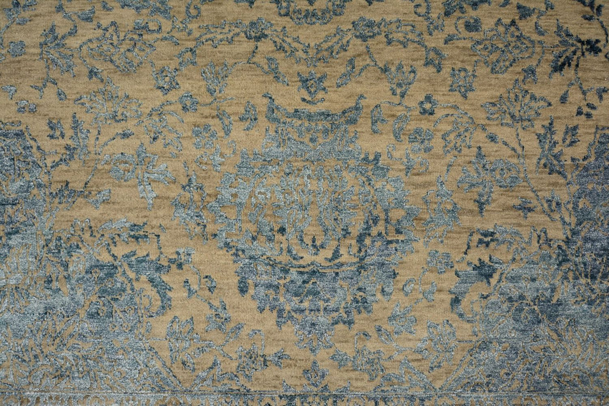 Designer tæppe - 301 x 202 cm - mørk beige