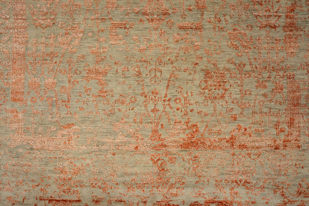 Designer tæppe - 231 x 175 cm - rust