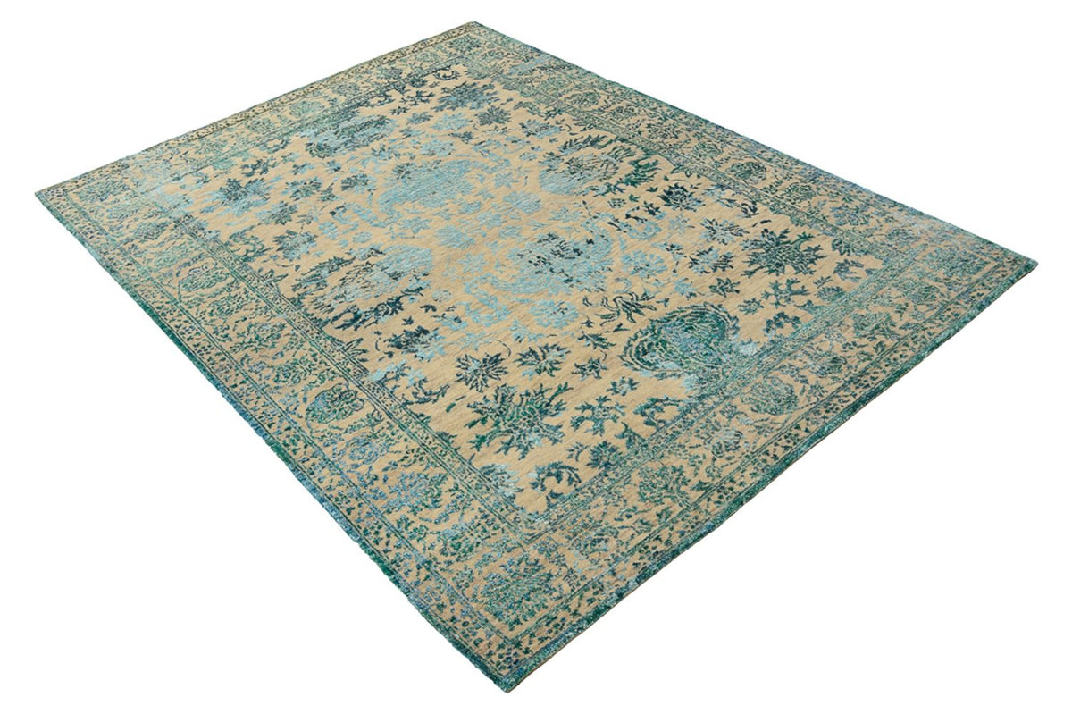 Designer tæppe - 201 x 155 cm - lys beige