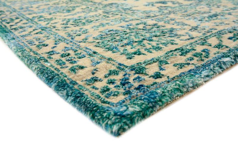Designer tæppe - 201 x 155 cm - lys beige