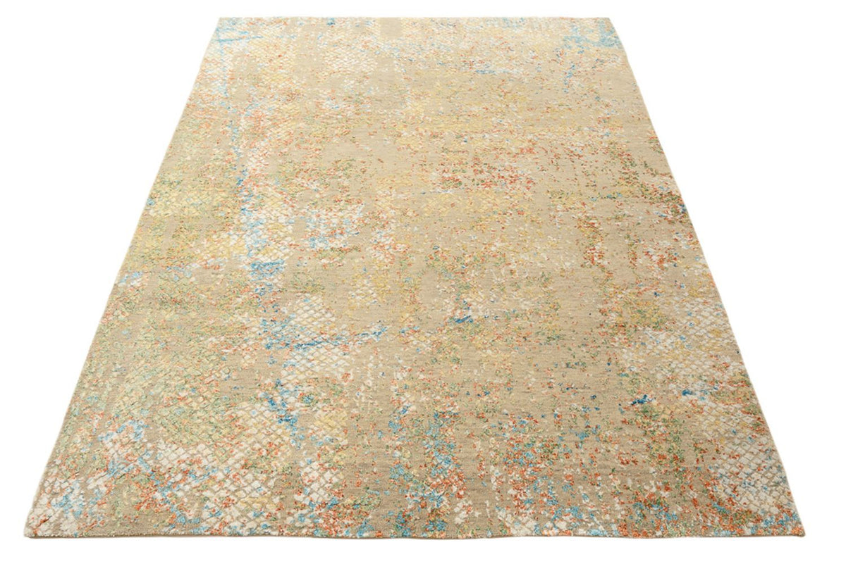 Designer tæppe - 203 x 146 cm - kamel