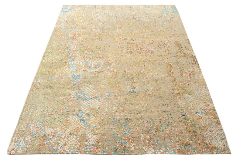Designer tæppe - 203 x 146 cm - kamel