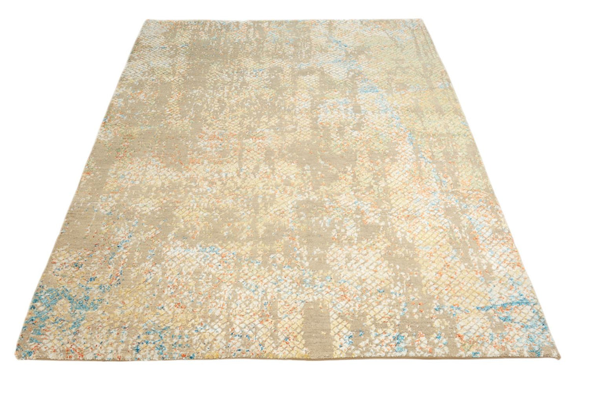 Designer tæppe - 203 x 146 cm - kamel