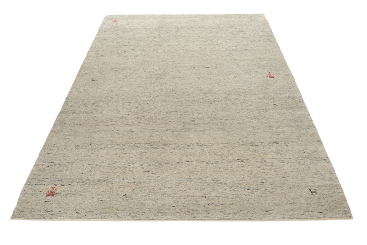 Gabbeh-tæppe - Loribaft Indus - 238 x 175 cm - lys beige