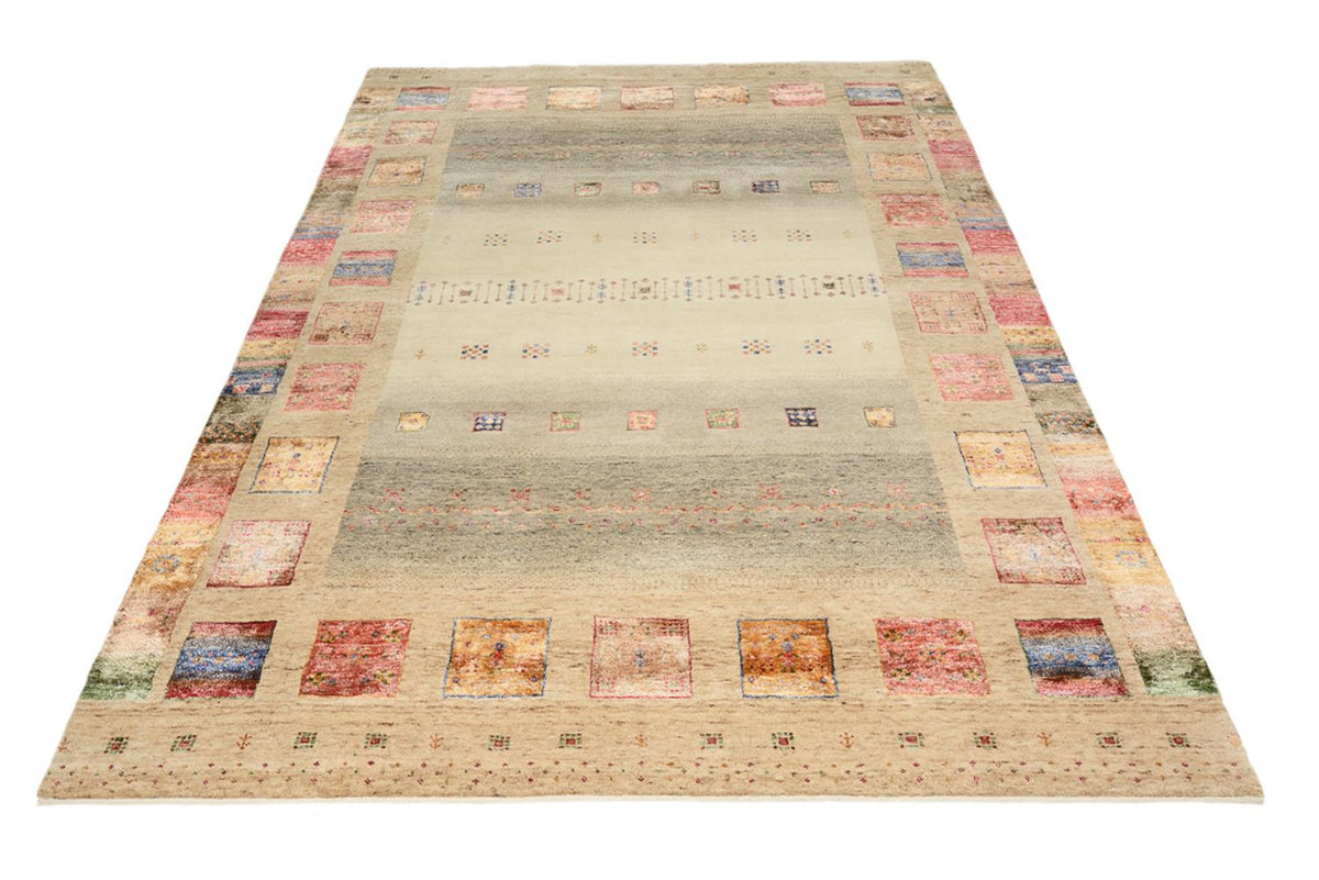Gabbeh-tæppe - Loribaft Indus - 244 x 172 cm - flerfarvet