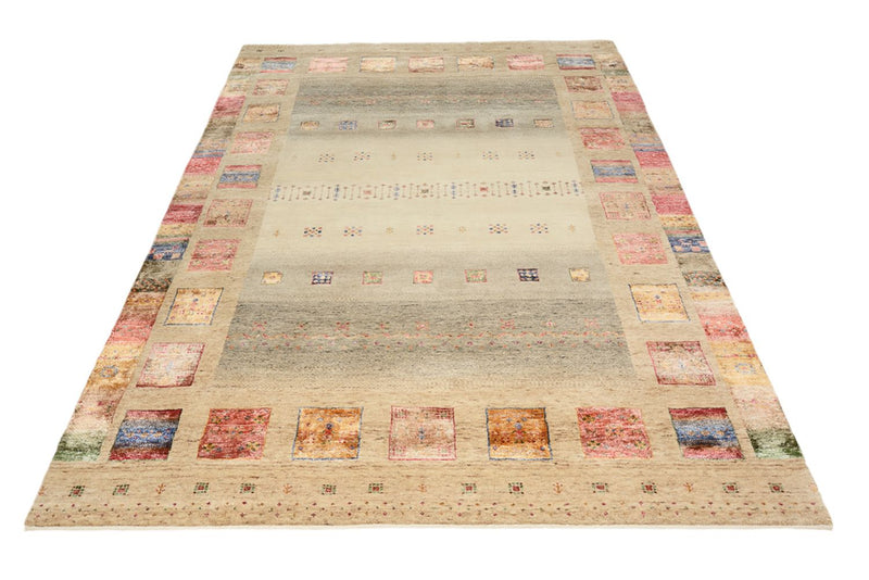 Gabbeh-tæppe - Loribaft Indus - 244 x 172 cm - flerfarvet