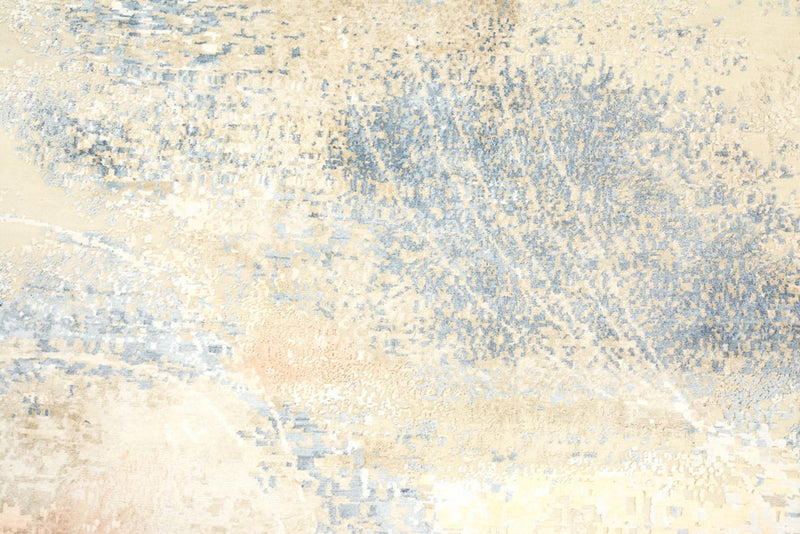 Designer tæppe - 372 x 281 cm - lys beige
