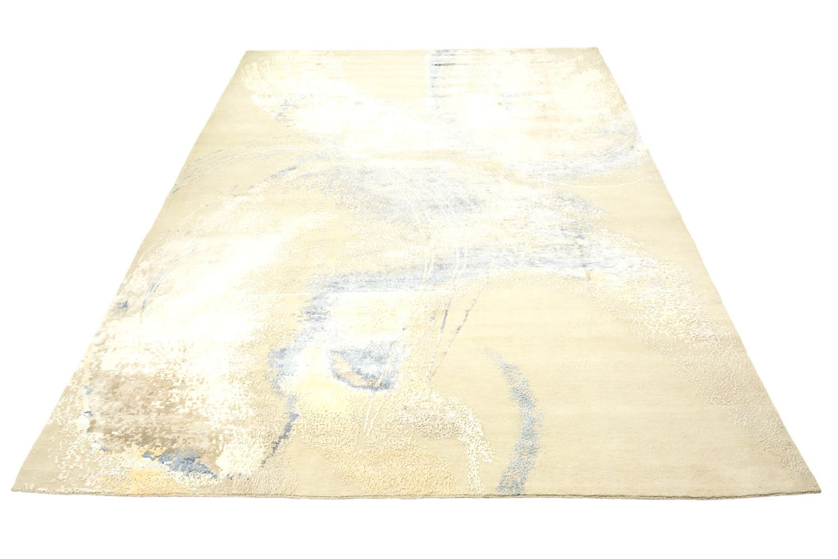 Designer tæppe - 372 x 281 cm - lys beige