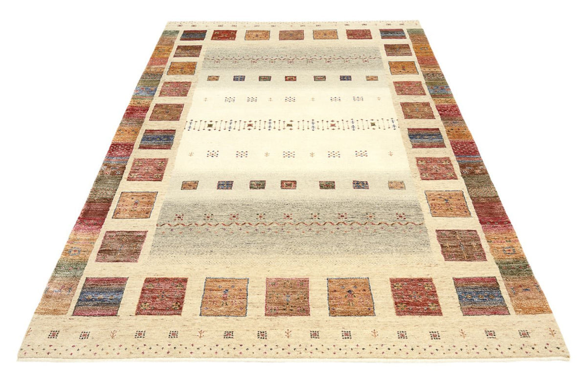 Gabbeh-tæppe - Loribaft Indus - 244 x 175 cm - flerfarvet