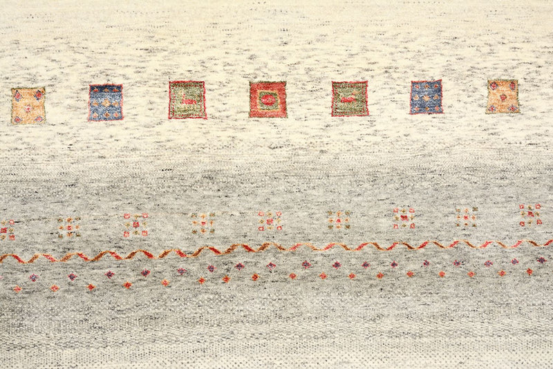 Gabbeh-tæppe - Loribaft Indus - 341 x 248 cm - flerfarvet