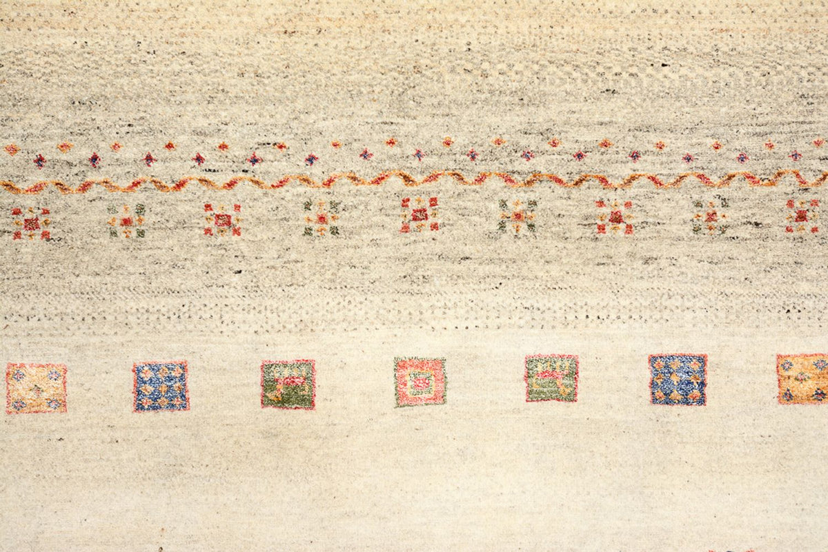 Gabbeh-tæppe - Loribaft Indus - 207 x 148 cm - flerfarvet