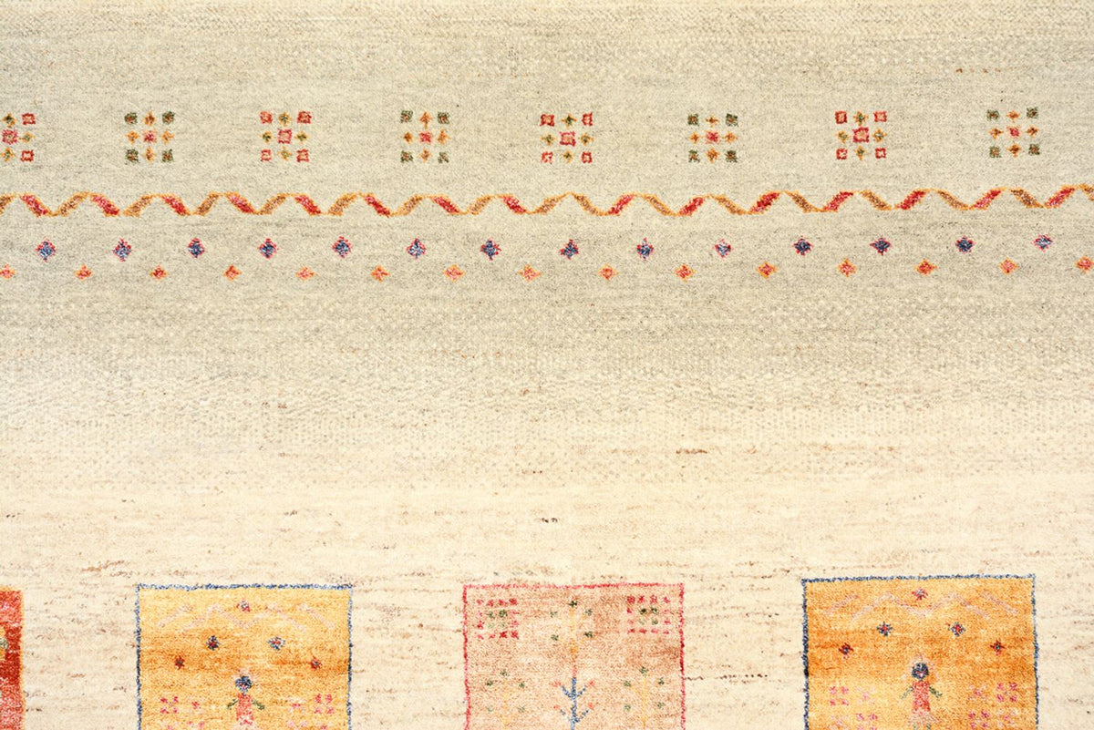 Gabbeh-tæppe - Loribaft Indus - 345 x 247 cm - flerfarvet