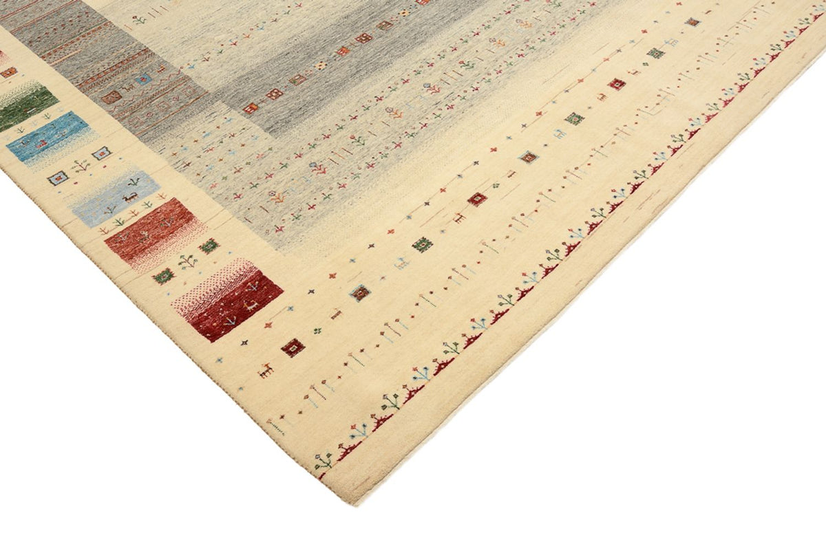 Gabbeh-tæppe - Loribaft Indus - 339 x 248 cm - flerfarvet