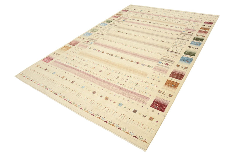 Gabbeh-tæppe - Loribaft Indus - 304 x 200 cm - flerfarvet