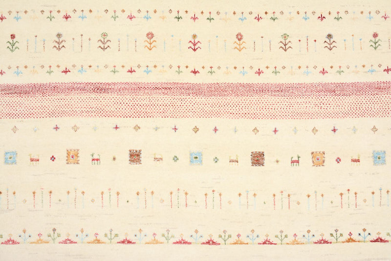 Gabbeh-tæppe - Loribaft Indus - 304 x 200 cm - flerfarvet