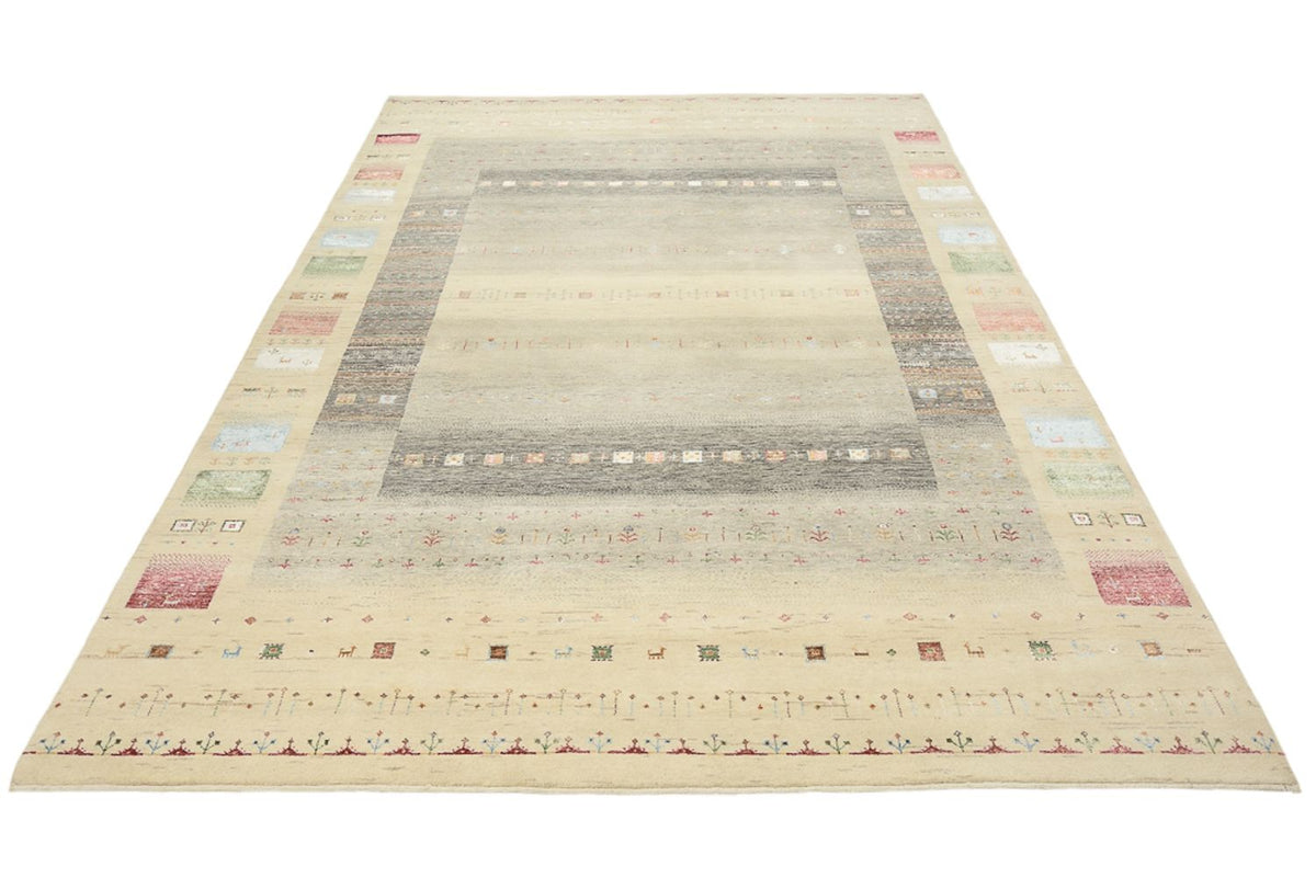 Gabbeh-tæppe - Loribaft Indus - 304 x 201 cm - flerfarvet