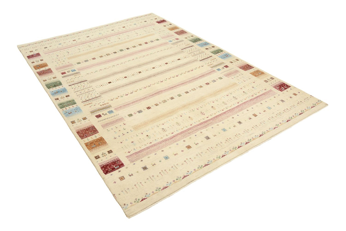 Gabbeh-tæppe - Loribaft Indus - 246 x 171 cm - flerfarvet