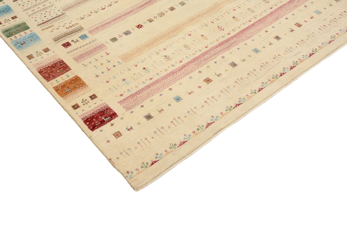 Gabbeh-tæppe - Loribaft Indus - 246 x 171 cm - flerfarvet