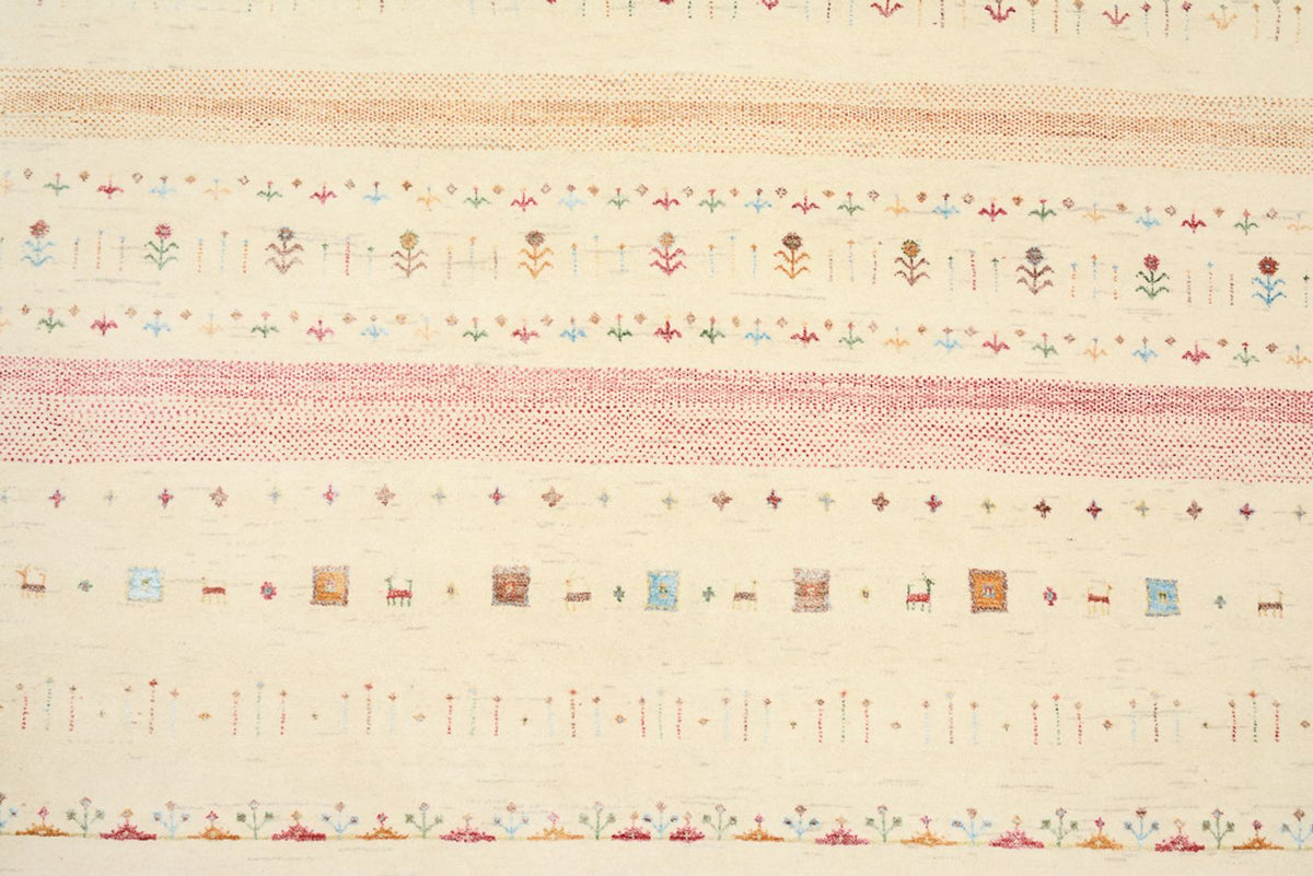 Gabbeh-tæppe - Loribaft Indus - 335 x 248 cm - flerfarvet