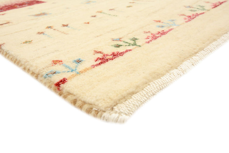 Gabbeh-tæppe - Loribaft Indus - 241 x 172 cm - mørk beige