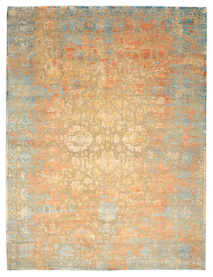 Designer tæppe - 352 x 268 cm - flerfarvet