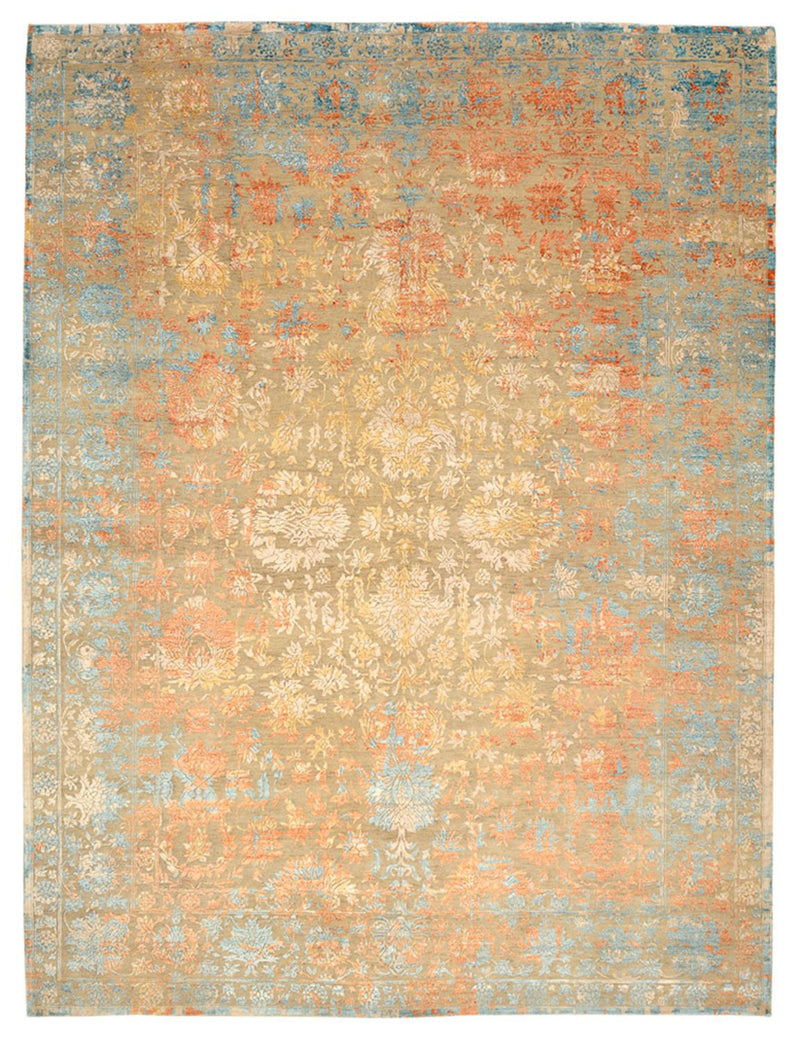 Designer tæppe - 352 x 268 cm - flerfarvet