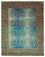 Designer tæppe - 309 x 245 cm - blå