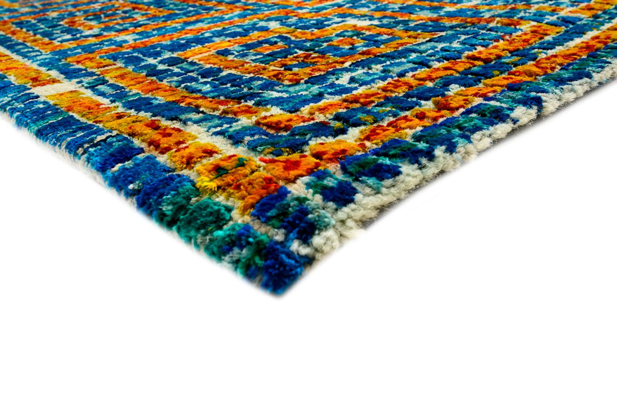 Designer tæppe - 309 x 245 cm - blå