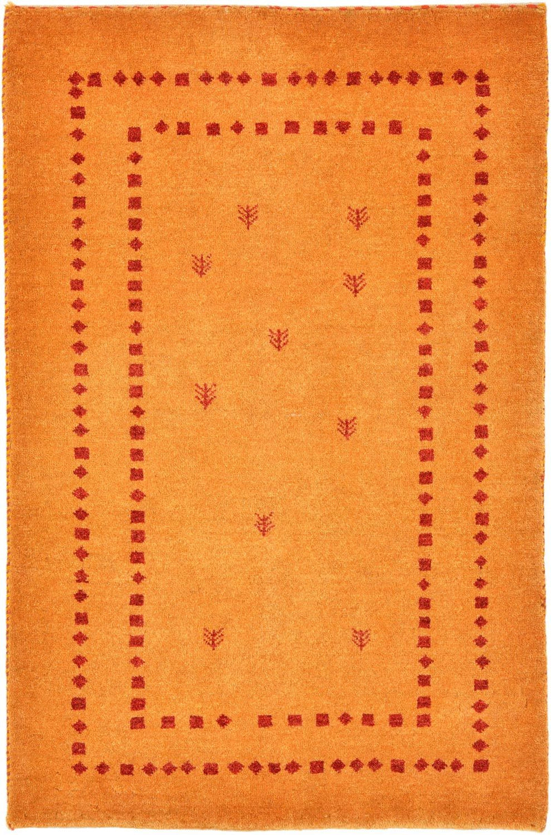 Gabbeh Tæppe - Loribaft Persisk - 98 x 62 cm - orange
