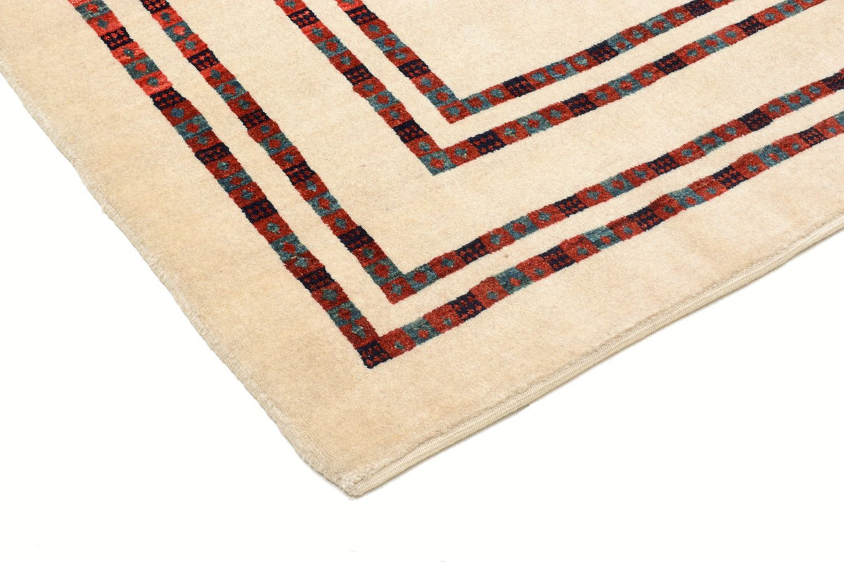 Gabbeh Tæppe - Loribaft Persisk - 179 x 127 cm - beige
