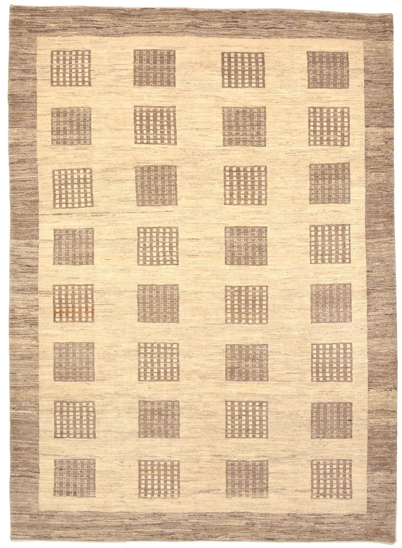 Gabbeh Tæppe - Loribaft Persisk - 264 x 190 cm - beige