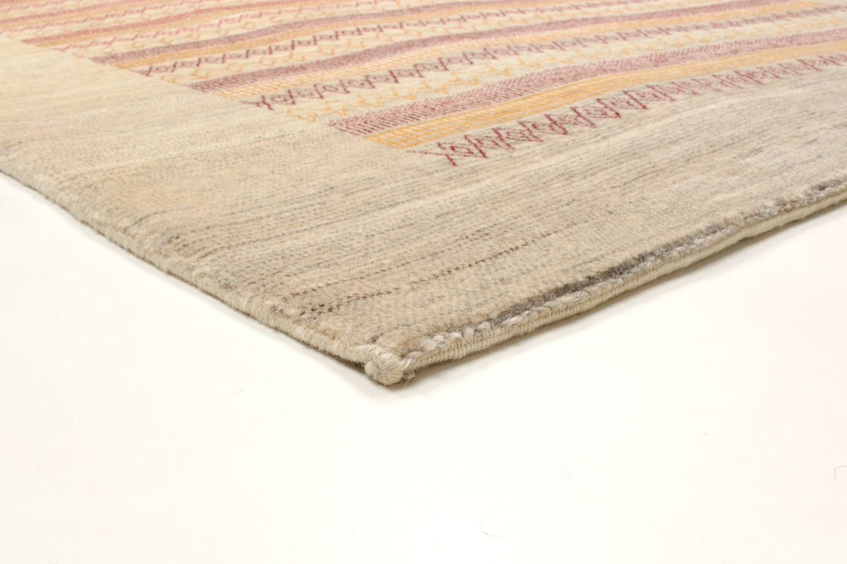 Gabbeh Tæppe - Loribaft Persisk - 206 x 128 cm - sand
