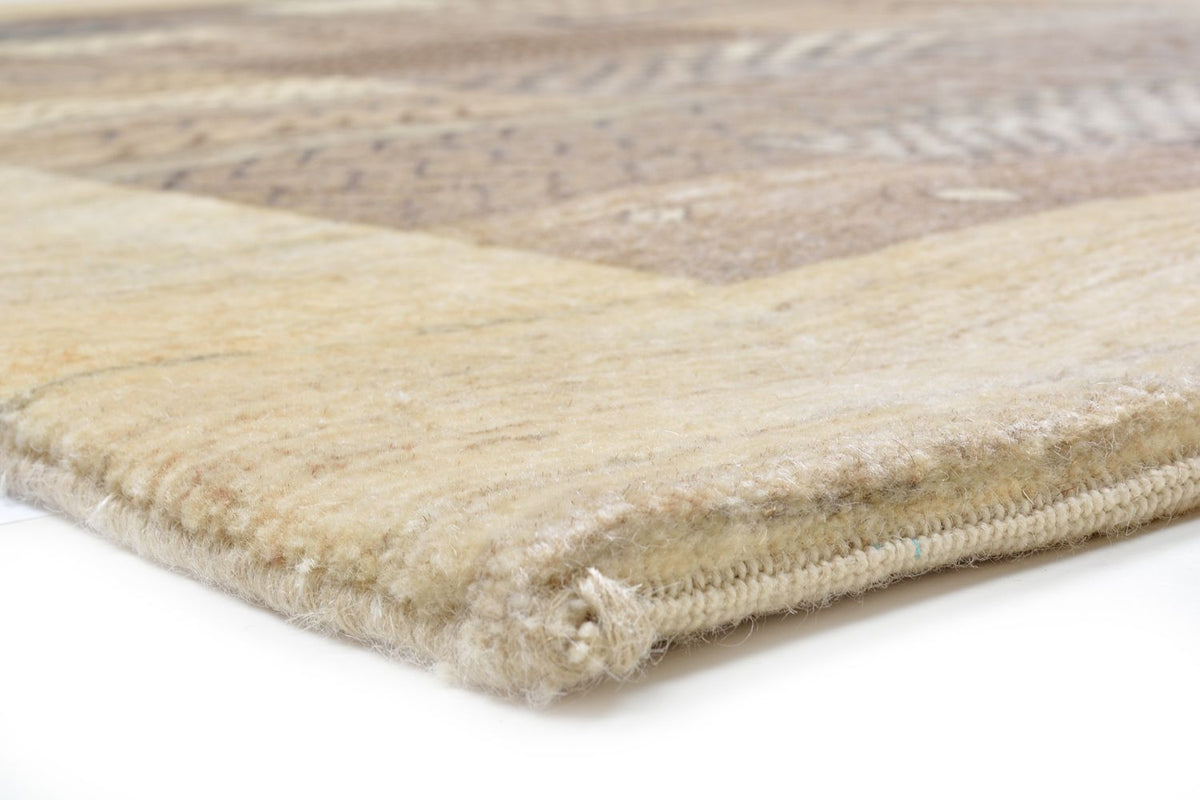 Gabbeh Tæppe - Loribaft Persisk - 156 x 110 cm - sand