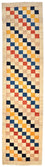 Løber Gabbeh Tæppe - Loribaft Persisk - 381 x 93 cm - flerfarvet