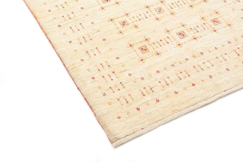 Løber Gabbeh Tæppe - Loribaft Persisk - 201 x 88 cm - natur